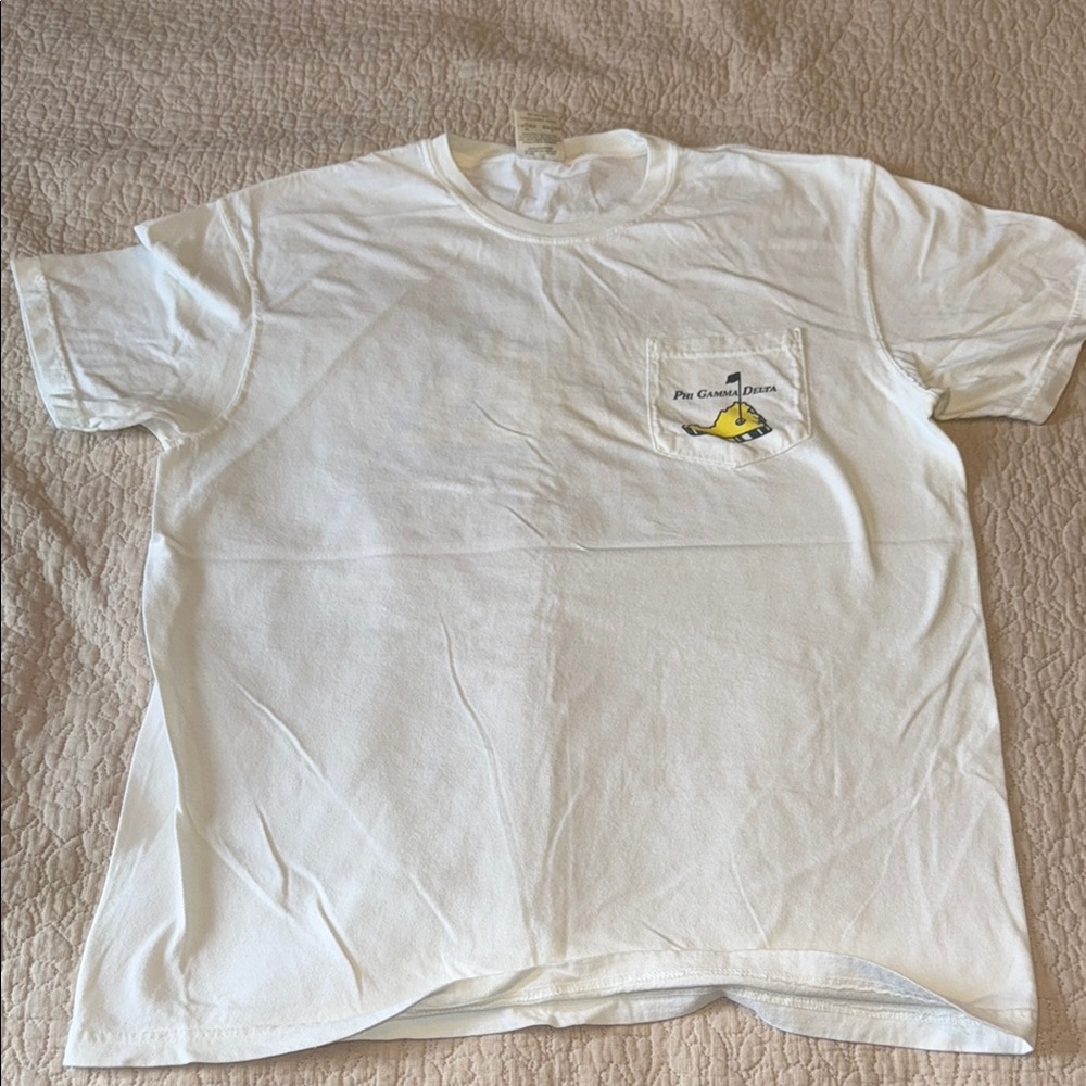 Comfort Colors White Short Sleeve Tee Soft Cotton Casual
